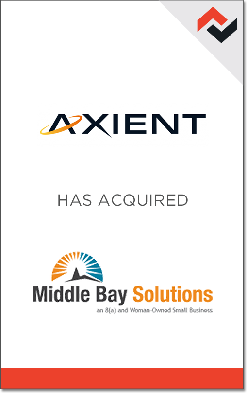 Rock Hall Partners: GovCon Merger & Acquisition Specialists - Axient - middle bay
