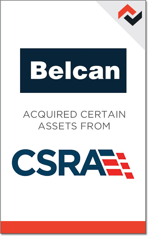 Rock Hall Partners: GovCon Merger & Acquisition Specialists - Belcan - CSRA